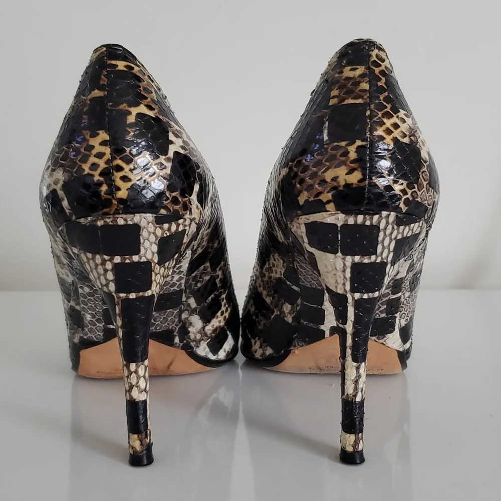 MaxStudio Marabel Snakeskin pumps 6 - Picture 6 of 12